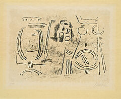 Willi Baumeister - Was verlangst du von mit Utnapischtim Aus Sumerische Legenden, 80374-35, Van Ham Kunstauktionen