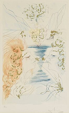 Salvador Dali - Der Kuss, 63760-4, Van Ham Kunstauktionen