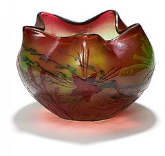 Emile Galle - Gebauchte Vase mit Meeresalgen und Seestern, 68007-35, Van Ham Kunstauktionen