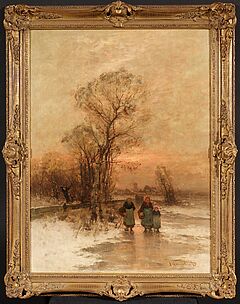 Johann Jungblut - Winterabend, 82169-13, Van Ham Kunstauktionen