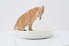 Meissen - Kleiner Fuchs auf Schale, 75074-62, Van Ham Kunstauktionen