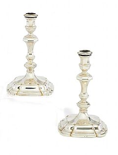 Berlin - Paar Leuchter mit Balusterschaft, 59243-2, Van Ham Kunstauktionen