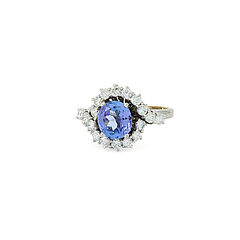 Tanzanite-Diamond Ring, 81894-29, Van Ham Kunstauktionen