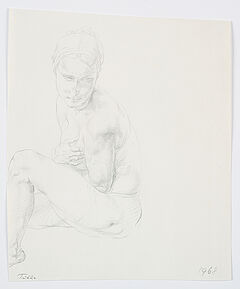 Werner Tuebke - Sitzender Frauenakt, 80560-14, Van Ham Kunstauktionen