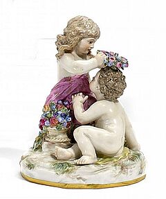 Meissen - Zwei Kinder mit Blumenkranz, 56049-67, Van Ham Kunstauktionen