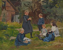 Friedrich Kallmorgen - Kinder im Garten, 67123-2, Van Ham Kunstauktionen
