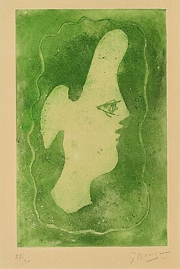 Georges Braque - Tete verte, 63859-3, Van Ham Kunstauktionen