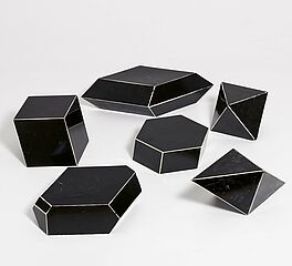 6 Kristallmodelle aus Bakelit, 68008-465, Van Ham Kunstauktionen