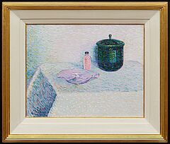 Curt Herrmann - Stillleben mit Schale Flaeschchen und Deckeldose, 81744-4, Van Ham Kunstauktionen