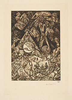Heinrich Vogeler - Die sieben Schalen des ZornsOffenbarung Johannis, 57457-4, Van Ham Kunstauktionen