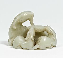 Drei Ziegen um das Yin-Yang-Symbol, 59365-10, Van Ham Kunstauktionen