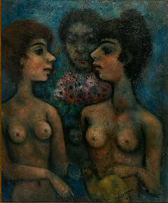 Edouard Goerg - Trois Chats trois Femmes, 81446-4, Van Ham Kunstauktionen