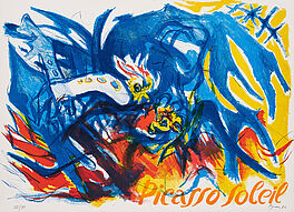 Edouard Pignon - Picasso soleil Aus Hommage a Picasso, 73743-66, Van Ham Kunstauktionen