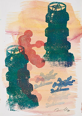 Joerg Immendorff - Ohne Titel, 70668-19, Van Ham Kunstauktionen