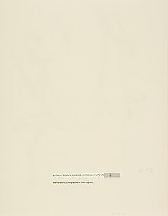 Marino Marini - Aus Epitaph Karl Amadeus Hartmann, 80374-351, Van Ham Kunstauktionen