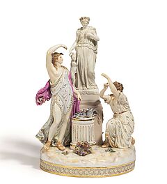 Meissen - Grosse Gruppe Opfer der Treue, 77877-1, Van Ham Kunstauktionen