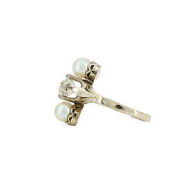 Pearl-Diamond-Ring, 82147-5, Van Ham Kunstauktionen