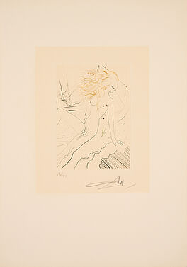 Salvador Dali - La fiancee du roi de Garbe Aus Le Decameron by Giovanni Boccaccio, 76574-35, Van Ham Kunstauktionen