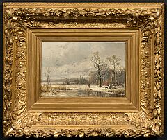 Adolf Stademann - Reisigsammler in verschneiter Landschaft, 73593-25, Van Ham Kunstauktionen