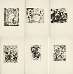 Asger Jorn - C Caspari Friedhof der Maulwuerfe talpa europaea oder gelaendegaenge in tageslaeufen, 81421-3, Van Ham Kunstauktionen