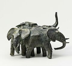 Karlheinz Goedtke - Elefantenherde, 56054-1, Van Ham Kunstauktionen
