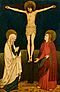 Hans Burgkmair - Christus am Kreuz mit Maria und dem heiligen Johannes Evangelist, 73514-6, Van Ham Kunstauktionen