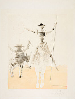 Salvador Dali - Don Quichotte et Sancho Panca, 76615-6, Van Ham Kunstauktionen