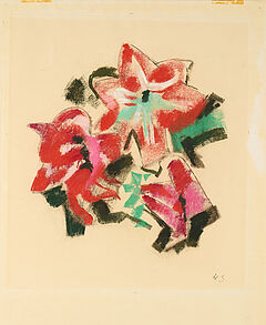 Werner Scholz - Ohne Titel Rote Blueten, 80374-496, Van Ham Kunstauktionen