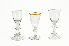 Wohl Deutschland - Glas mit Jagdszene im Schnittdekor, 73594-8, Van Ham Kunstauktionen