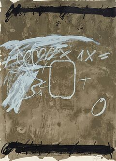 Antoni Tapies - Berlin Suite 4 Blaetter aus einer Mappe mit 10 Arbeiten Blatt 5689, 56801-4223, Van Ham Kunstauktionen