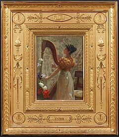 Franz Xaver Simm - Die Harfenspielerin, 69449-2, Van Ham Kunstauktionen