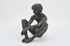 Karl-Heinz Krause - Ohne Titel Sitzender Juengling, 73295-58, Van Ham Kunstauktionen