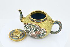 Paar Cloisonne Teekaennchen, 73676-4, Van Ham Kunstauktionen