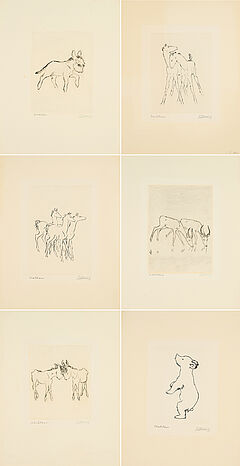 Renee Sintenis - Konvolut von 7 Radierungen, 80374-545, Van Ham Kunstauktionen