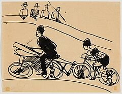 Ernst Ludwig Kirchner - Steherrennen Radrennen mit Motorvorspann, 77260-12, Van Ham Kunstauktionen