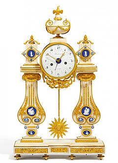 Paris - Grosse Portalpendule Louis XVI, 66146-9, Van Ham Kunstauktionen