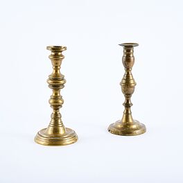 Zwei Leuchter mit Balusterschaft, 81858-4, Van Ham Kunstauktionen