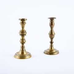 Zwei Leuchter mit Balusterschaft, 81858-4, Van Ham Kunstauktionen