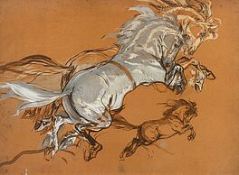Carl von Marr - Steigende Pferde, 56640-43, Van Ham Kunstauktionen