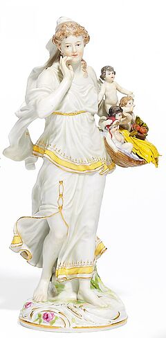 Meissen - Amorettenverkaeuferin, 60121-80, Van Ham Kunstauktionen