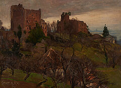 Fritz von Wille - Ruine Ottrott im Elsass, 74090-2, Van Ham Kunstauktionen