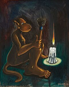 Joerg Immendorff - Maleraffe, 81810-1, Van Ham Kunstauktionen