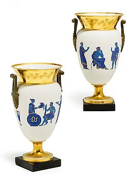 Frankreich - Paar Vasen en gout etrusque Empire, 57840-26, Van Ham Kunstauktionen