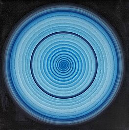 Robert Holger Skiebe Rotar - Fliegkraftspirale 1967 Rotation No B17 mit blauem Kreis, 68150-10, Van Ham Kunstauktionen