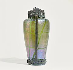Loetz Wwe - Grosse Vase Pampas mit Montierung, 66862-1, Van Ham Kunstauktionen