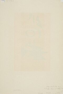 Georges Braque - Oiseau bleu sur fond blanc, 57664-3, Van Ham Kunstauktionen