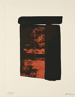 Pierre Soulages - Serigraphie no 12 Sur le mur den face, 80374-550, Van Ham Kunstauktionen