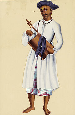 Sechs seltene Miniaturen von Musikern, 63195-51, Van Ham Kunstauktionen