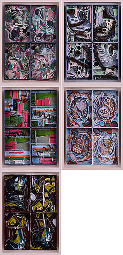 Tom Levine - Konvolut von 6 Objektkaesten, 76000-344, Van Ham Kunstauktionen