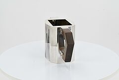 Wohl Belgien - Fuenfteiliges Art Deco Kaffee- und Teeservice mit facettiertem Korpus, 73549-19, Van Ham Kunstauktionen